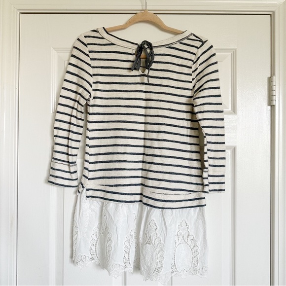 Anthropologie Sunday in Brooklyn Stripe Eyelet Tunic - Picture 6 of 6